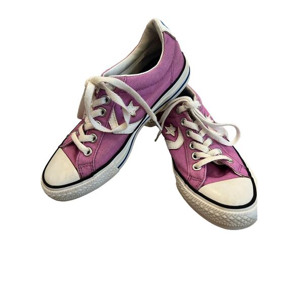 Converse Star Player OX Purple White Low Top Shoes Mens Size 4.5 Sneaker 128651F - Picture 2 of 15